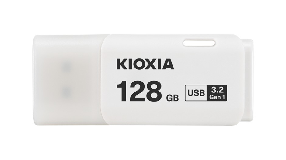 Kioxia 128GB U301 Beyaz USB 3.2 Gen 1 Flash Bellek Kioxia 128GB U301 Beyaz USB 3.2 Gen 1 Flash Bellek