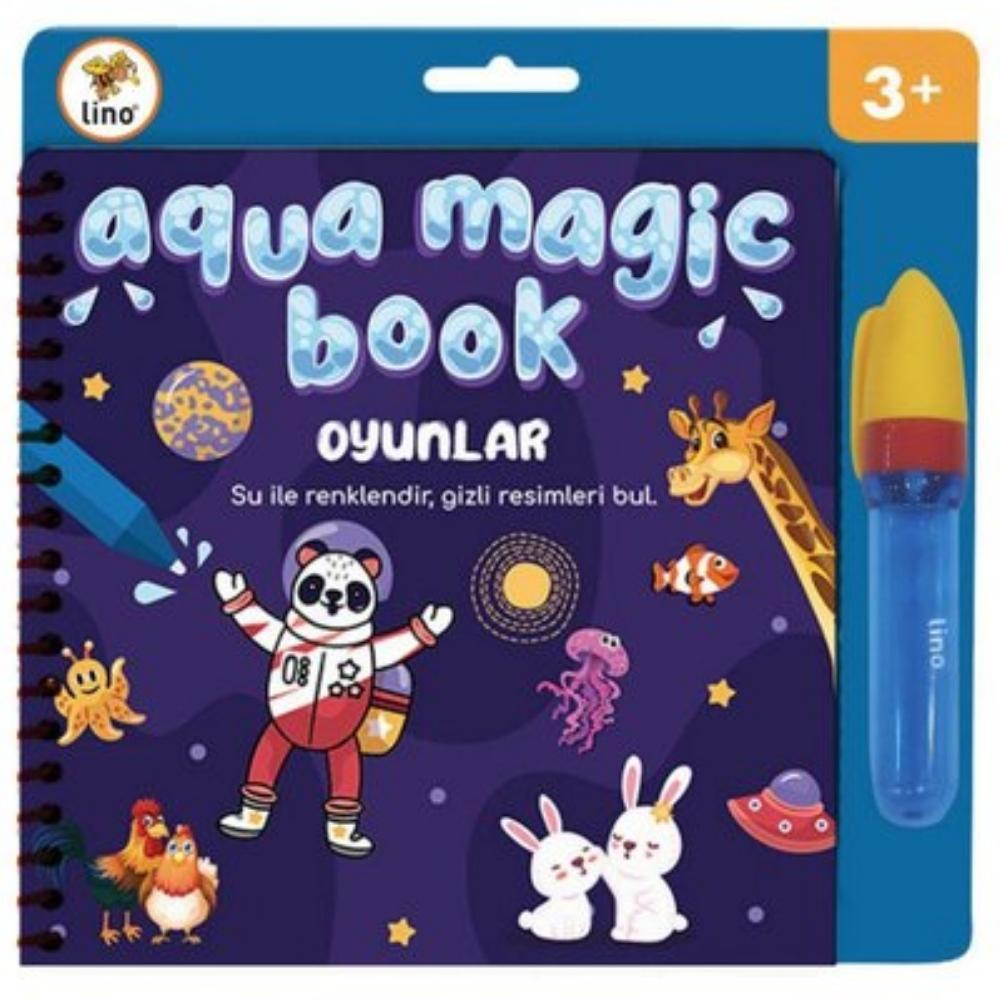 Lino Sihirli Boyama Kitabı Aqua Magic Book Oyunlar TFL-1002 Lino Sihirli Boyama Kitabı Aqua Magic Book Oyunlar TFL-1002