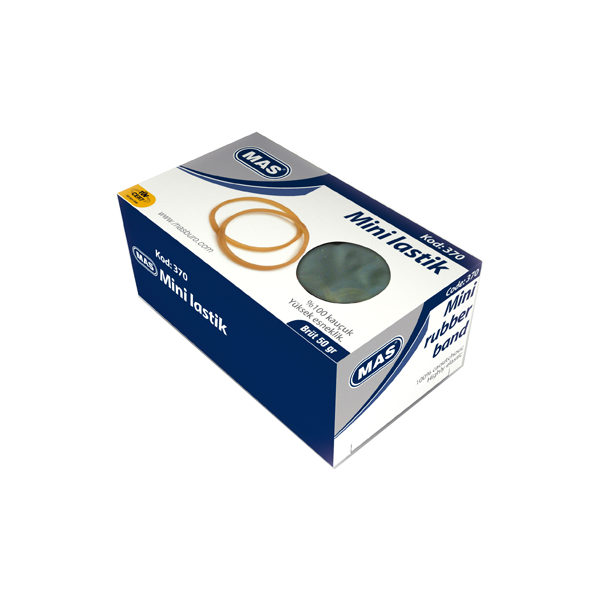 Mas Ambalaj Lastik Kutu Mini %100 Kauçuk 50 GR 370 Mas Ambalaj Lastik Kutu Mini %100 Kauçuk 50 GR 370