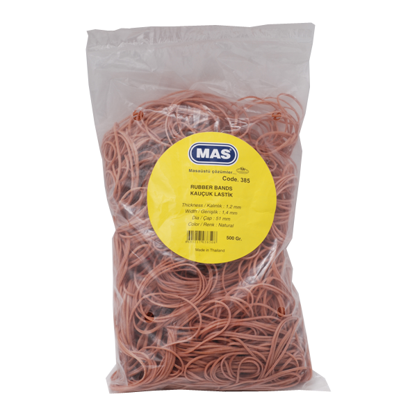 Mas Ambalaj Lastik Poşet Midi %80 Kauçuk 500 GR 385 Mas Ambalaj Lastik Poşet Midi %80 Kauçuk 500 GR 385