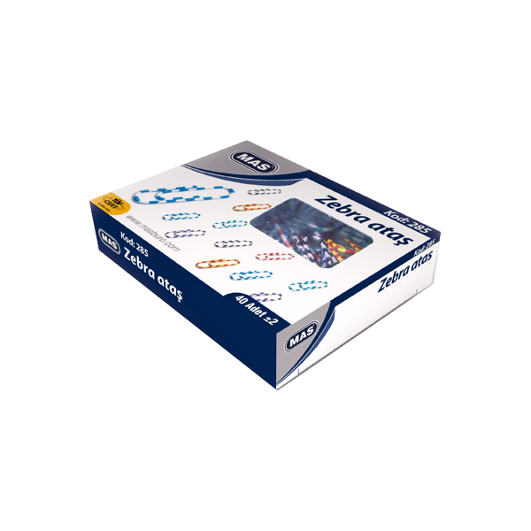 Mas Ataş Zebra Renkli 28 MM 285 Mas Ataş Zebra Renkli 28 MM 285