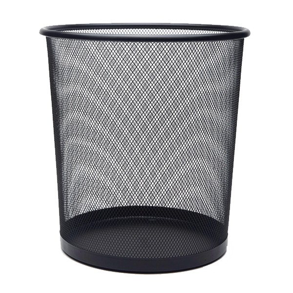 Mas Çöp Kovası Metal Tam Perforeli 10 LT Siyah 854 Mas Çöp Kovası Metal Tam Perforeli 10 LT Siyah 854