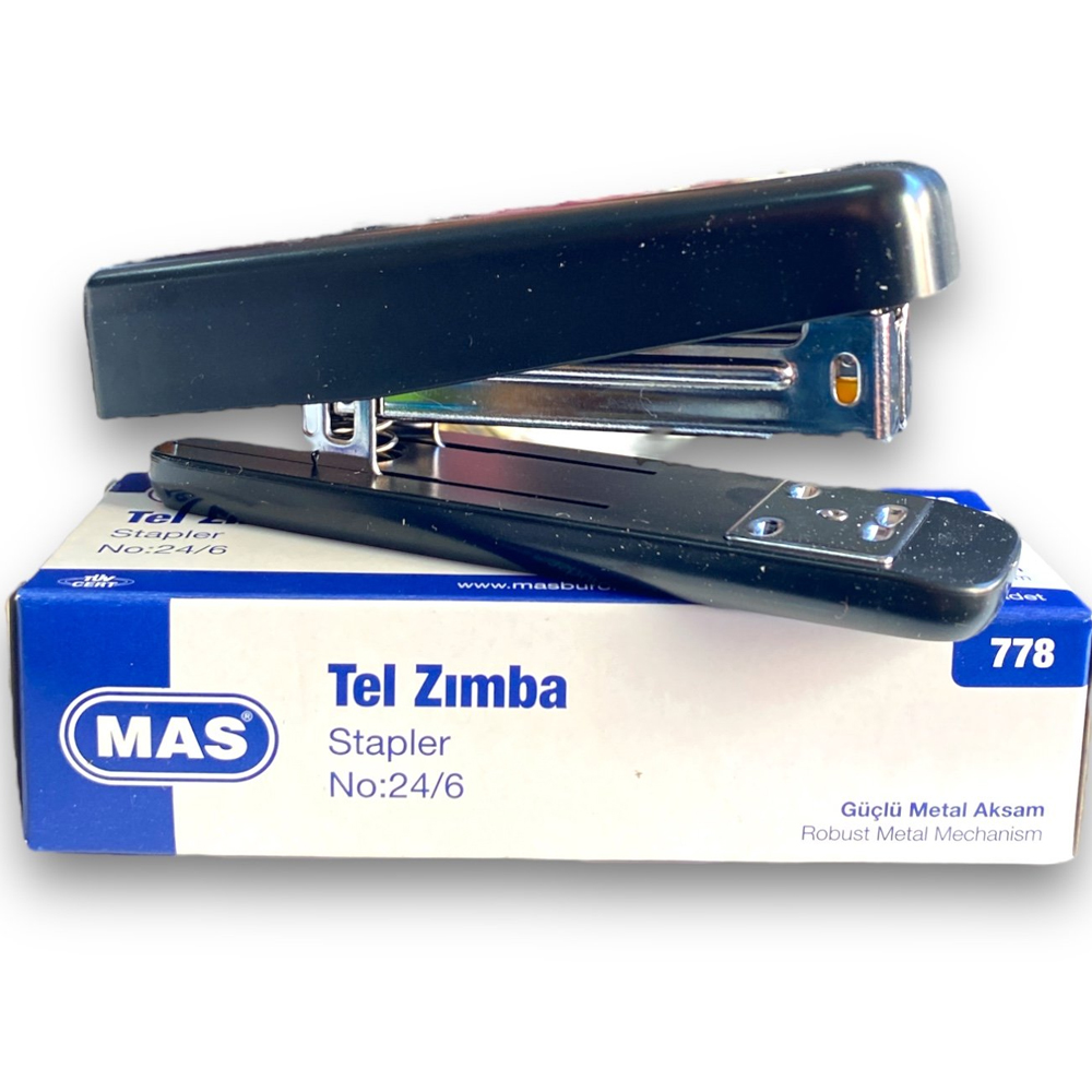 Mas Zımba Makinesi Sturdy L 24/6 Siyah 778 Mas Zımba Makinesi Sturdy L 24/6 Siyah 778