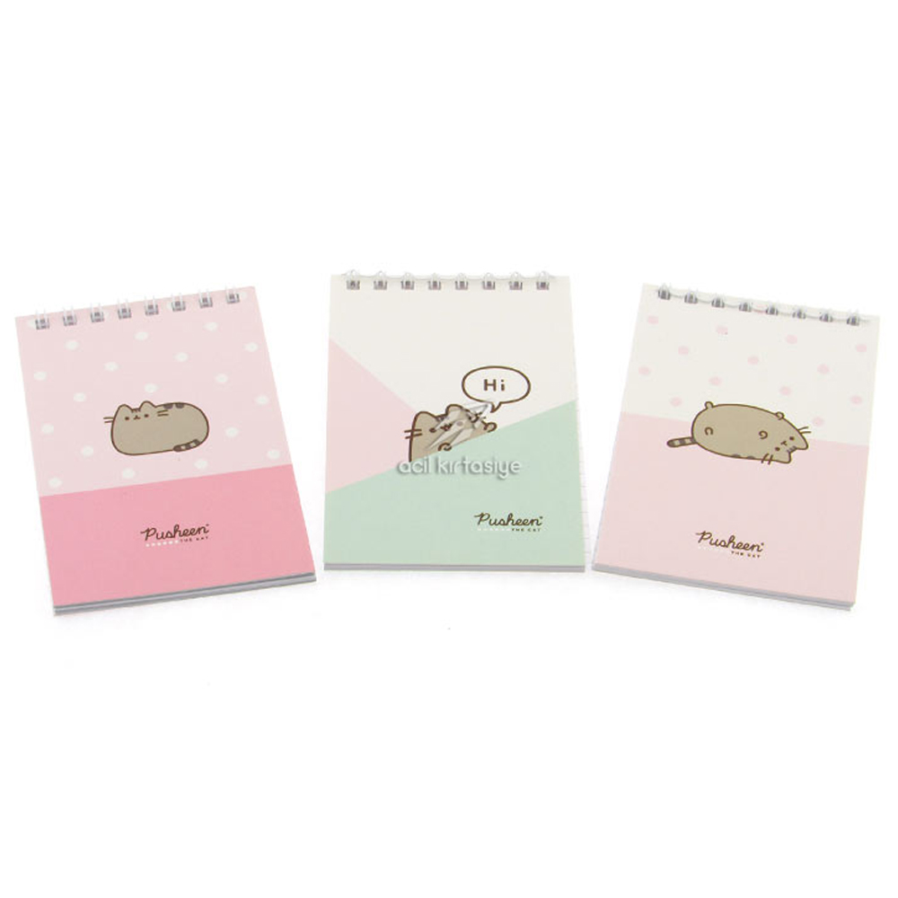 Pusheen Bloknot Spiralli 1 A7 42 Yp Çizgili Pusheen Bloknot Spiralli 1 A7 42 Yp Çizgili