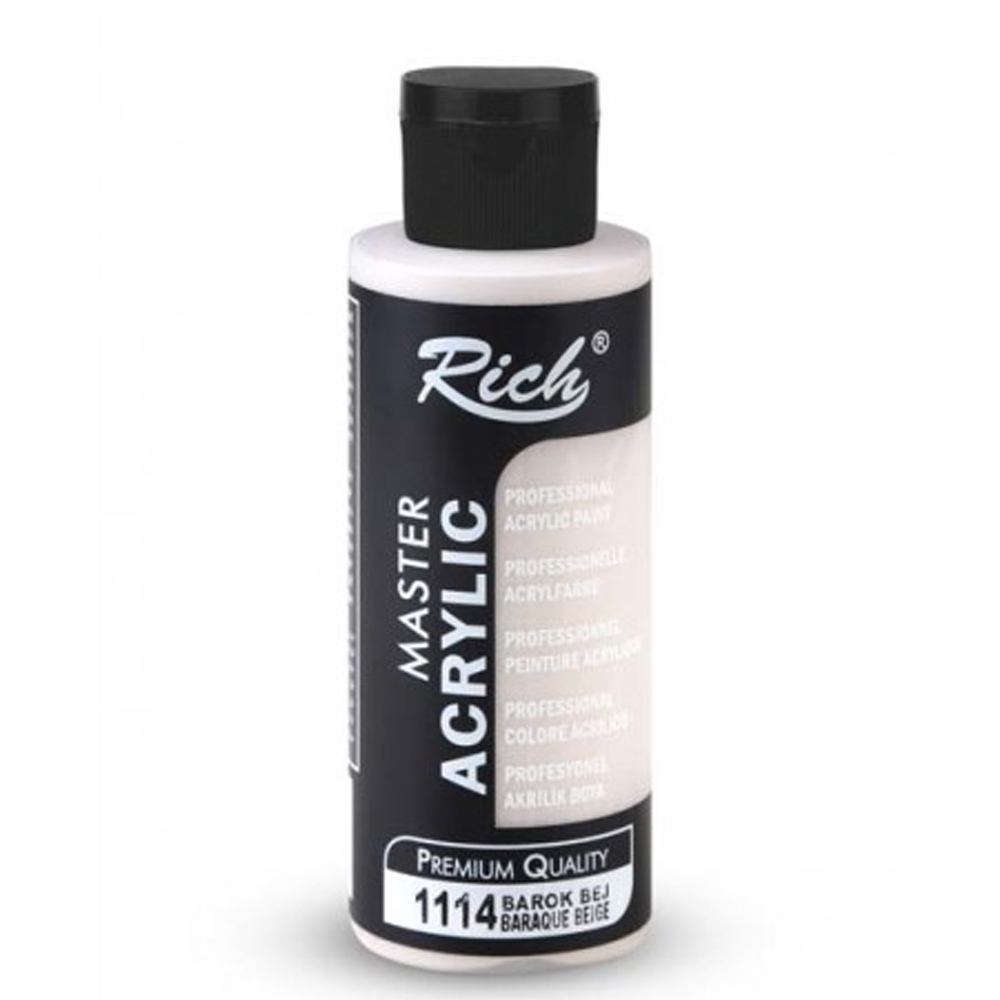 Rich Akrilik Boya Master 120 CC Barok Bej 120-1114 Rich Akrilik Boya Master 120 CC Barok Bej 120-1114