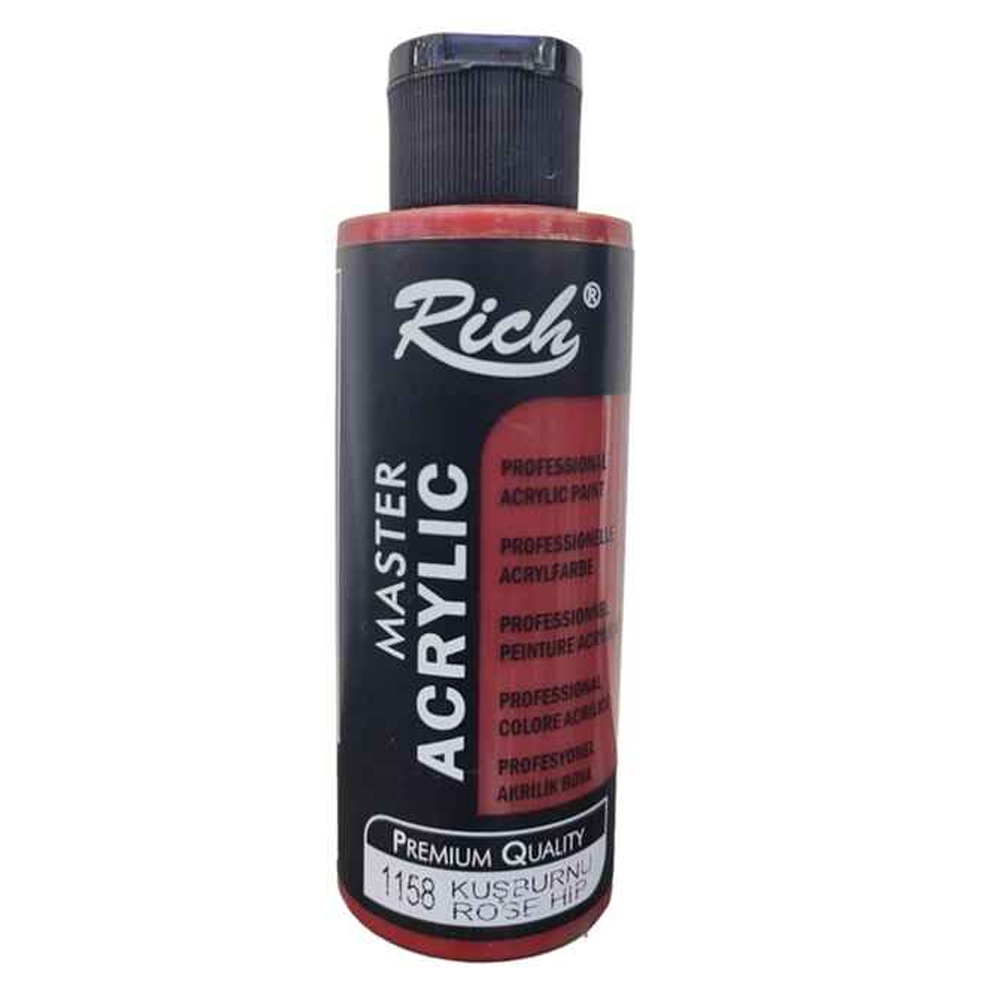 Rich Akrilik Boya Master 120 CC Kuşburnu 120-1158 Rich Akrilik Boya Master 120 CC Kuşburnu 120-1158