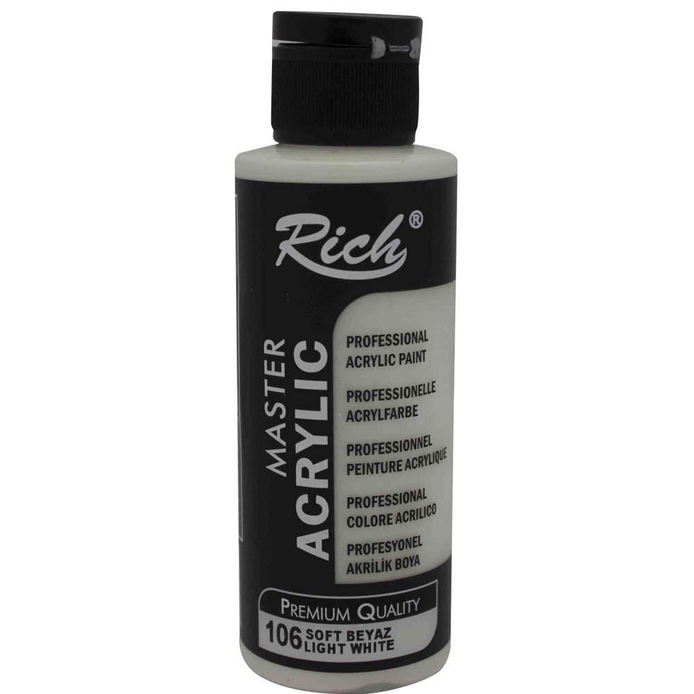 Rich Akrilik Boya Master 120 CC Soft Beyaz 120-106 Rich Akrilik Boya Master 120 CC Soft Beyaz 120-106