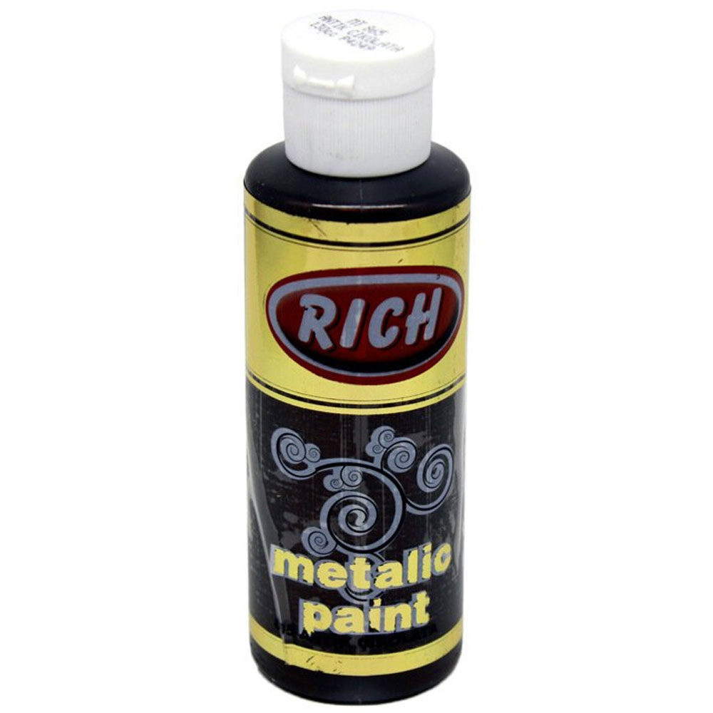 Rich Akrilik Boya Metalik 120 CC Antik Çikolata 0865 Rich Akrilik Boya Metalik 120 CC Antik Çikolata 0865