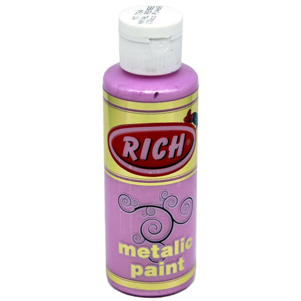 Rich Akrilik Boya Metalik 120 CC Hayal Pembe 0784 Rich Akrilik Boya Metalik 120 CC Hayal Pembe 0784