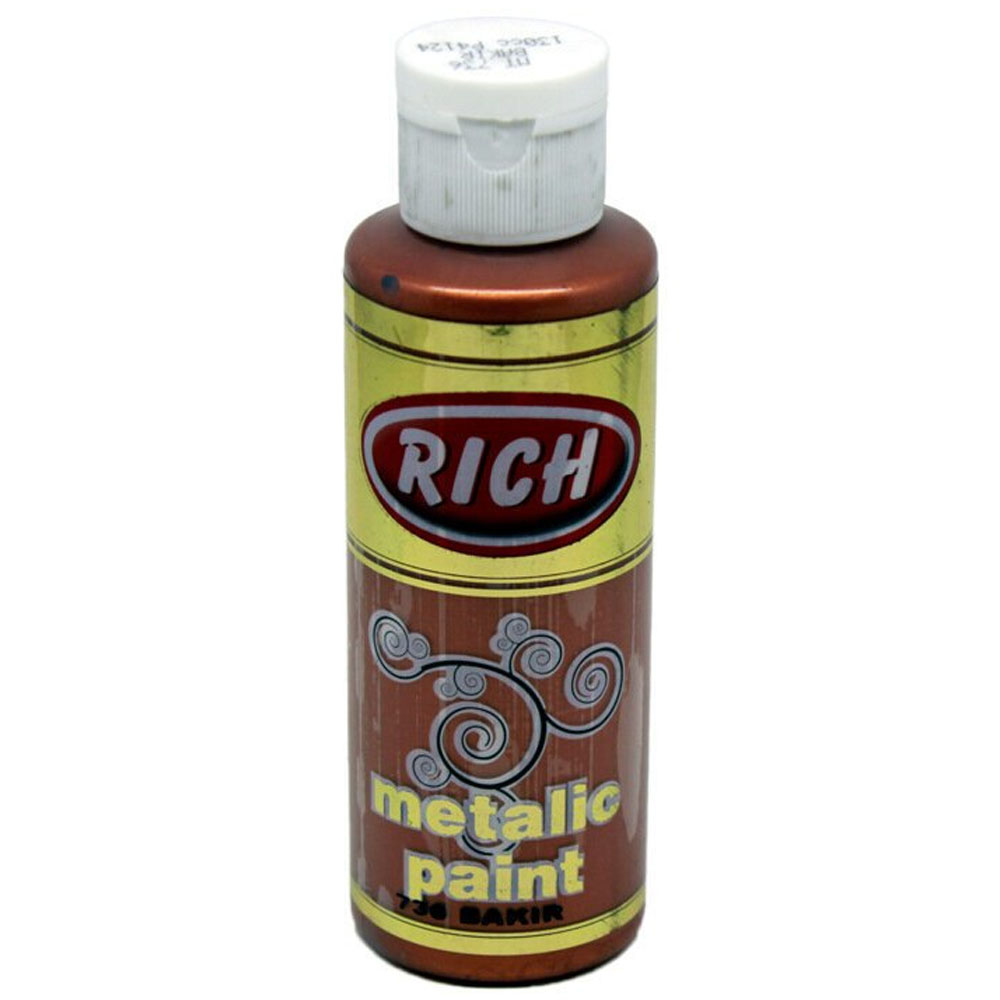 Rich Akrilik Boya Metalik 120 CC Krem 120-0734 Rich Akrilik Boya Metalik 120 CC Krem 120-0734