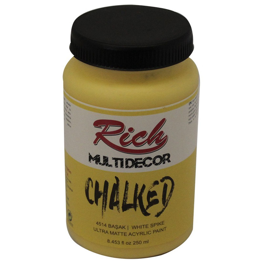 Rich Akrilik Boya Multi Decor Chalked 250 CC Başak 4514 Rich Akrilik Boya Multi Decor Chalked 250 CC Başak 4514