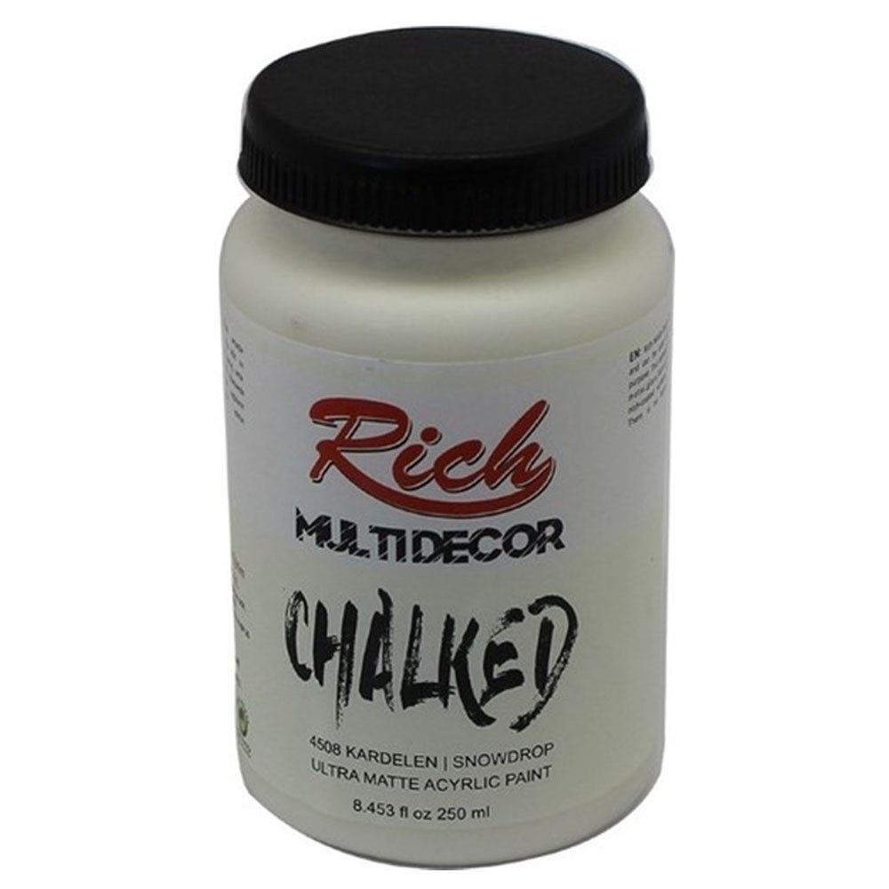 Rich Akrilik Boya Multi Decor Chalked 250 CC Kardelen 4508 Rich Akrilik Boya Multi Decor Chalked 250 CC Kardelen 4508