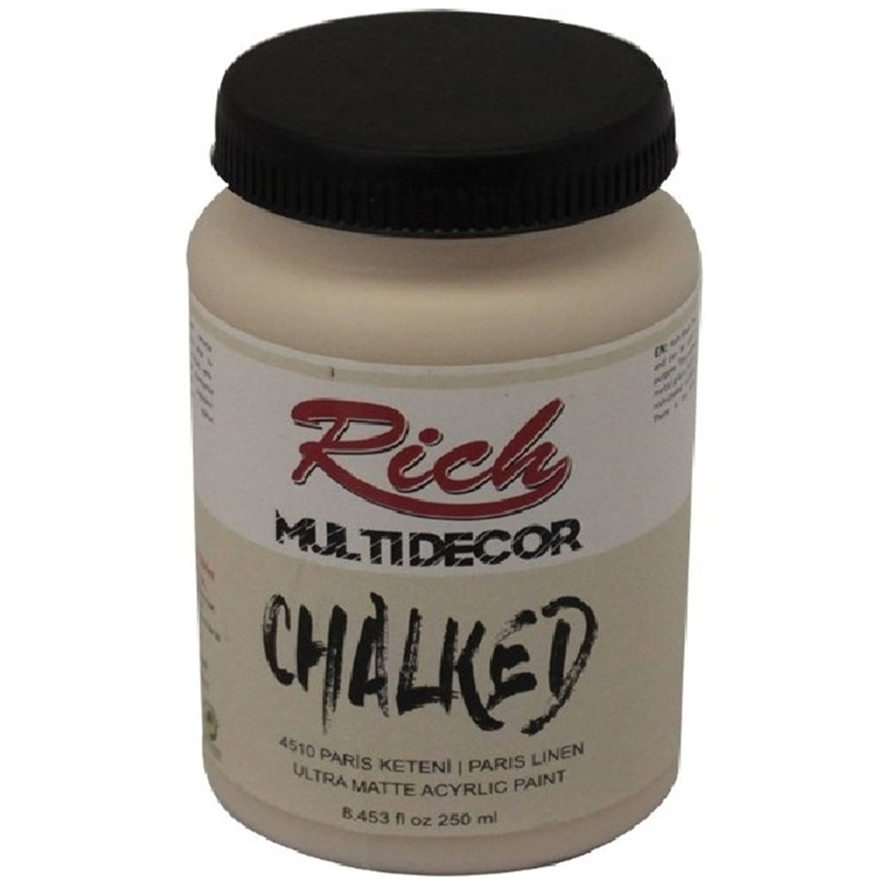 Rich Akrilik Boya Multi Decor Chalked 250 CC Paris Keteni 4510 Rich Akrilik Boya Multi Decor Chalked 250 CC Paris Keteni 4510