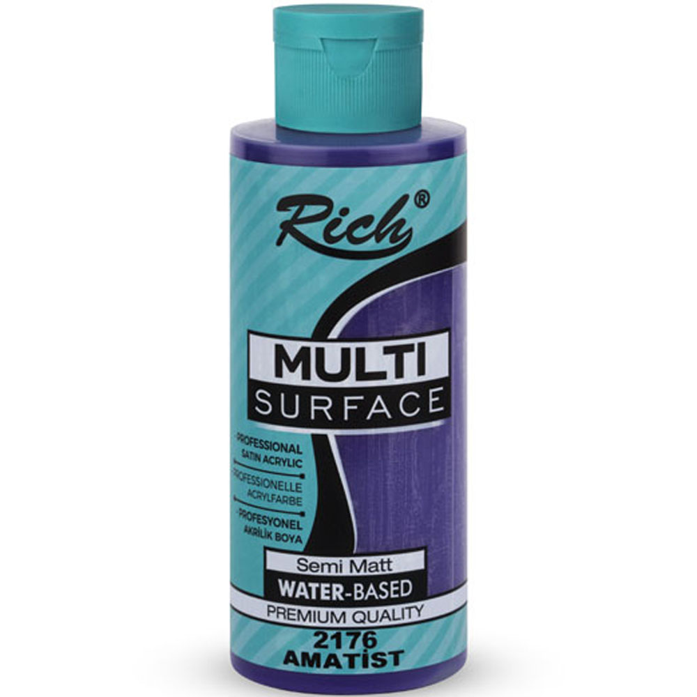 Rich Akrilik Boya Multi Surface 120 CC Amatist 2176 Rich Akrilik Boya Multi Surface 120 CC Amatist 2176