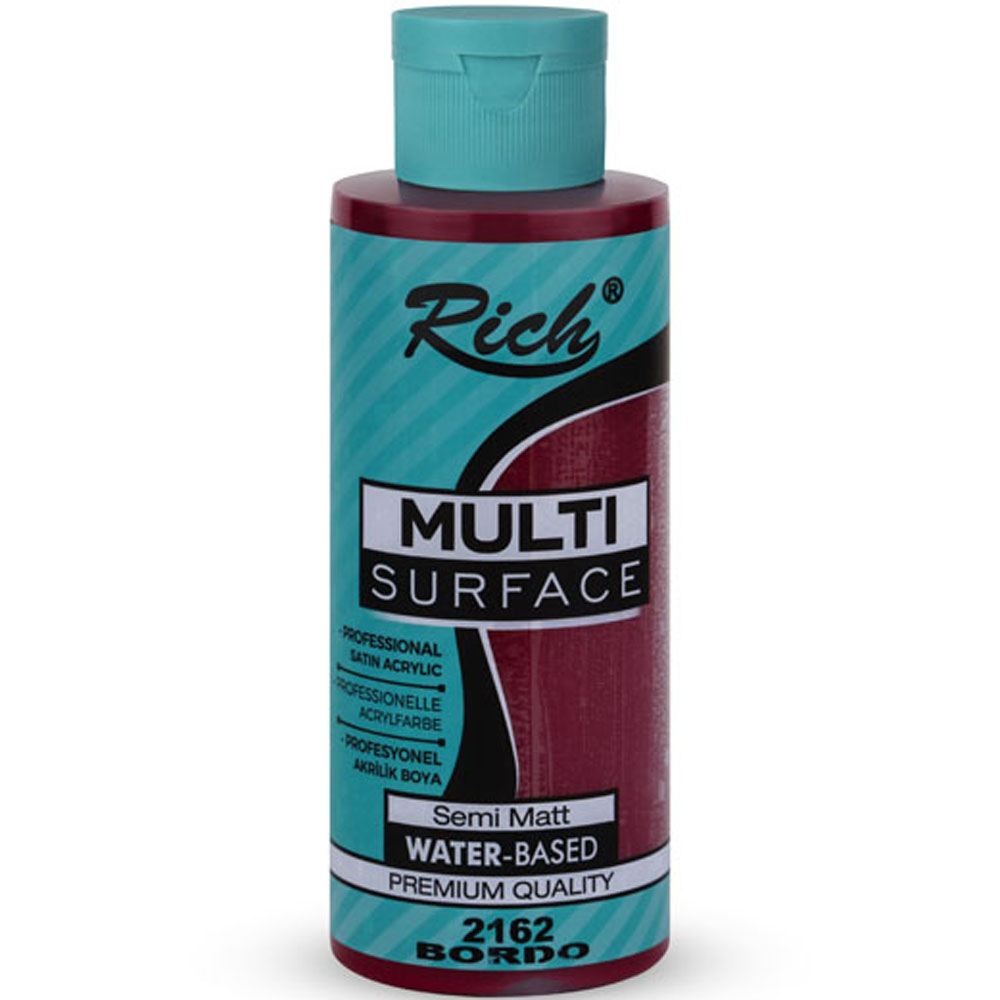 Rich Akrilik Boya Multi Surface 120 CC Bordo 120-2162 Rich Akrilik Boya Multi Surface 120 CC Bordo 120-2162