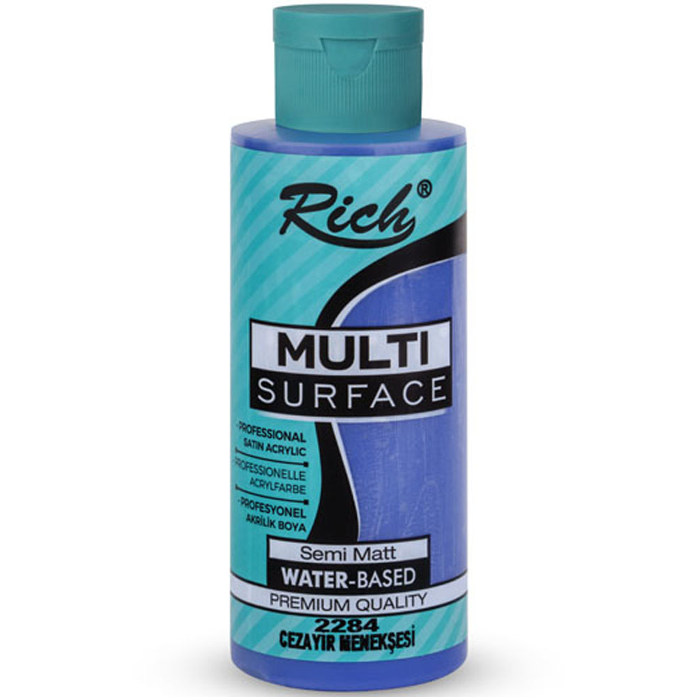 Rich Akrilik Boya Multi Surface 120 CC Cezayir Menekşesi 2284 Rich Akrilik Boya Multi Surface 120 CC Cezayir Menekşesi 2284