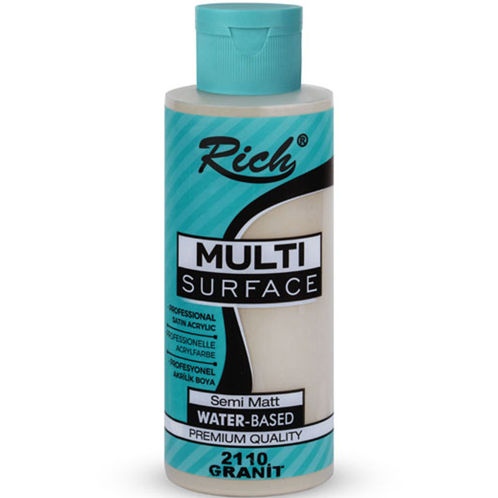 Rich Akrilik Boya Multi Surface 120 CC Granit 2110 Rich Akrilik Boya Multi Surface 120 CC Granit 2110