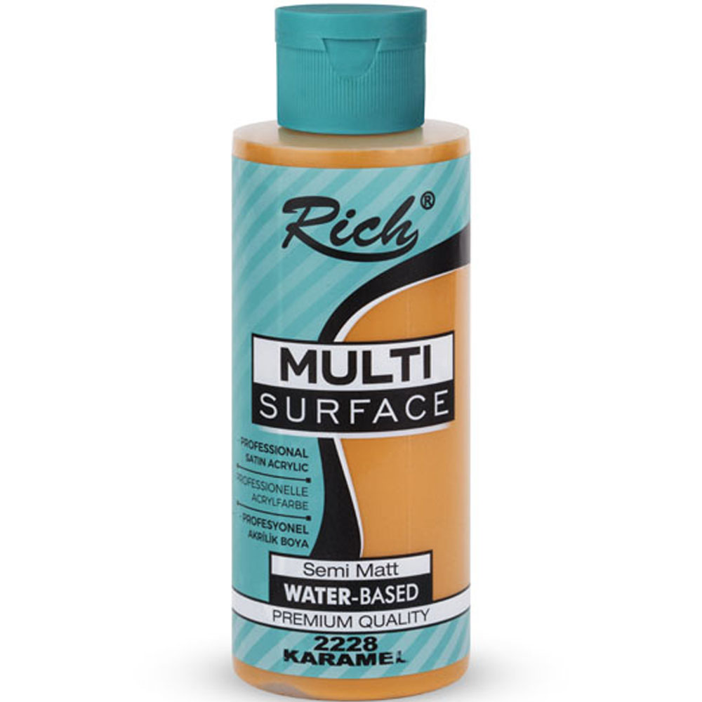 Rich Akrilik Boya Multi Surface 120 CC Karamel 2228 Rich Akrilik Boya Multi Surface 120 CC Karamel 2228