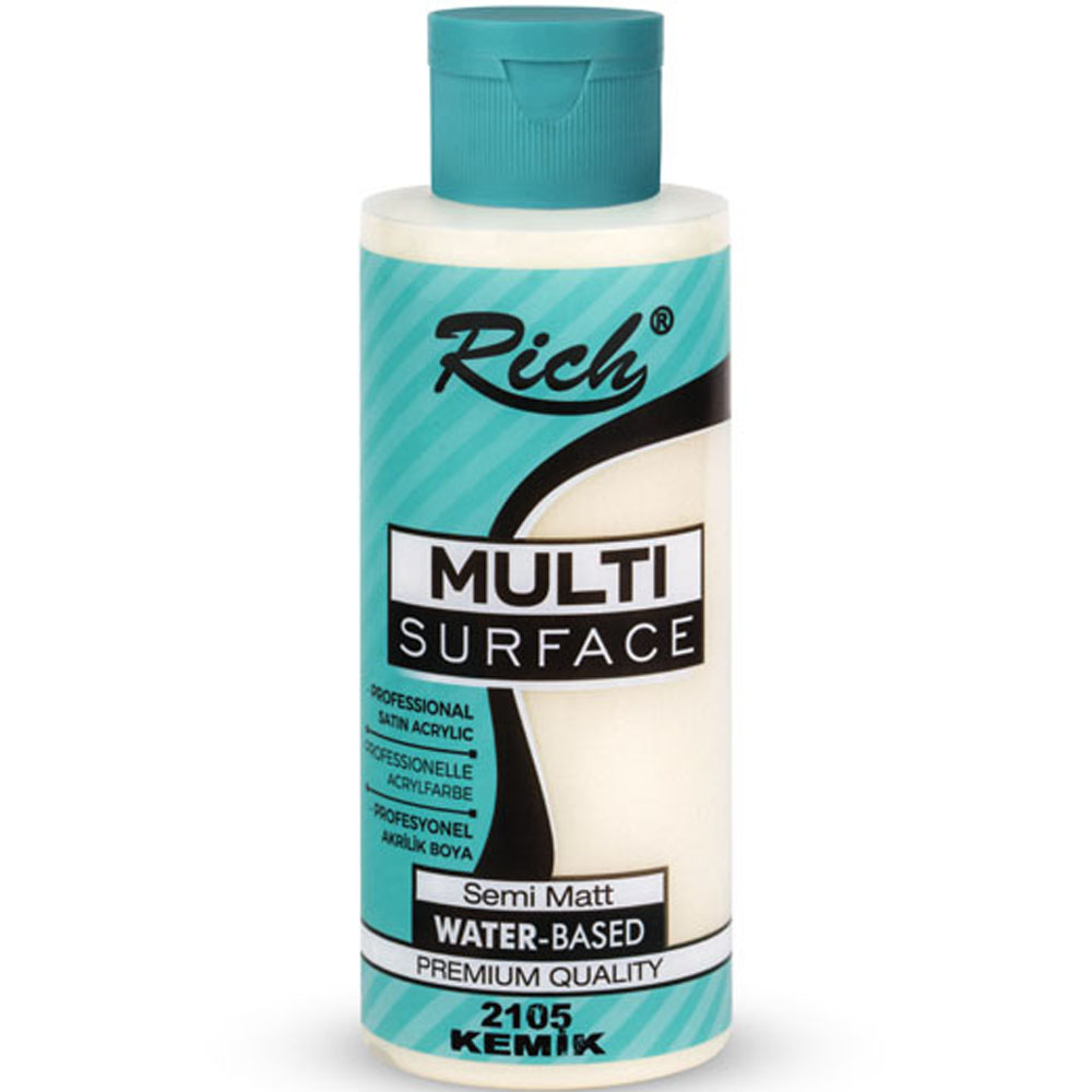 Rich Akrilik Boya Multi Surface 120 CC Kemik 2105 Rich Akrilik Boya Multi Surface 120 CC Kemik 2105