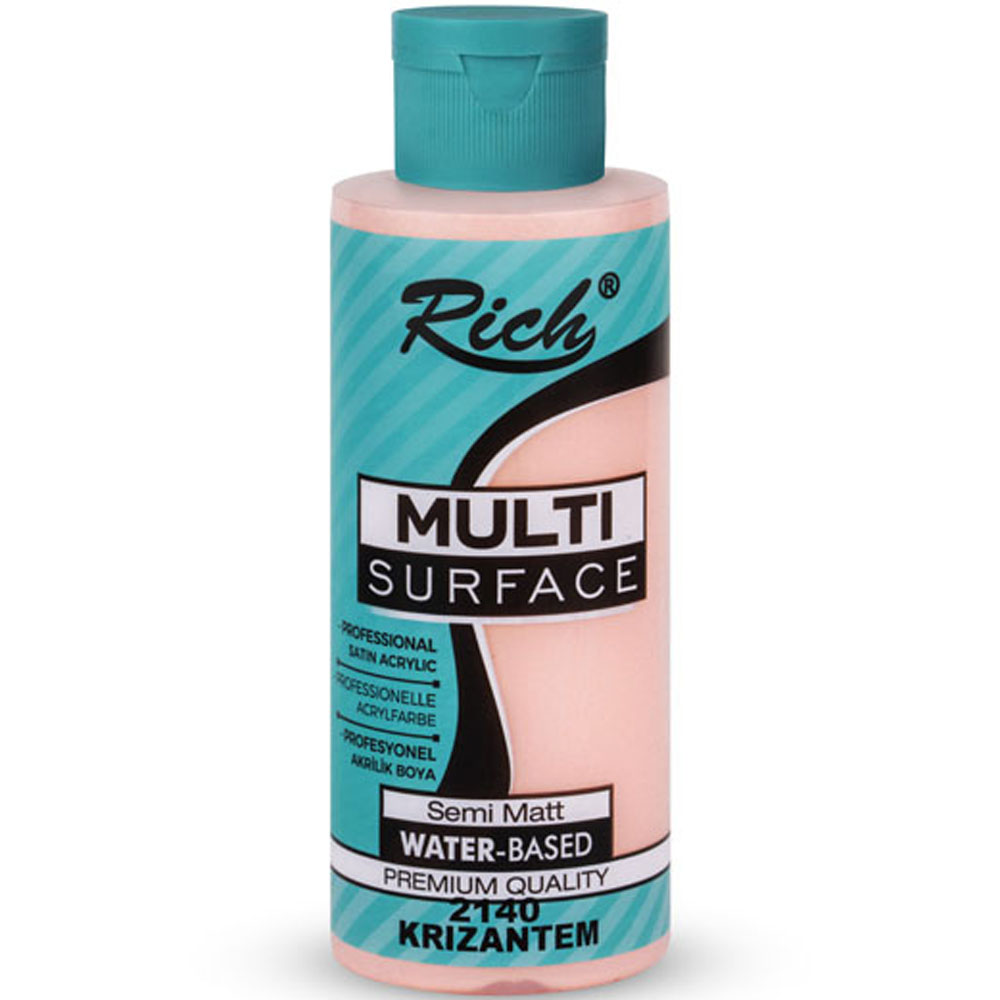 Rich Akrilik Boya Multi Surface 120 CC Krızantem 2140 Rich Akrilik Boya Multi Surface 120 CC Krızantem 2140