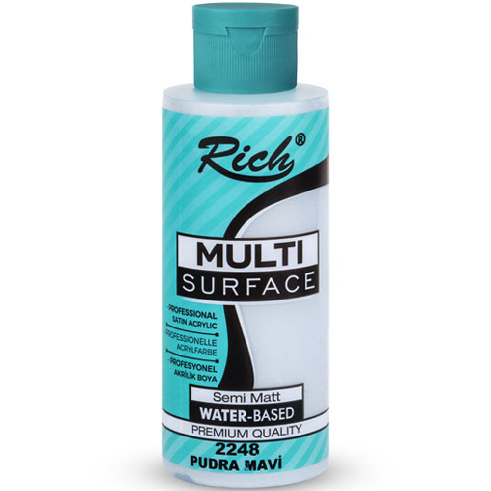 Rich Akrilik Boya Multi Surface 120 CC Pudra Mavi 2248 Rich Akrilik Boya Multi Surface 120 CC Pudra Mavi 2248