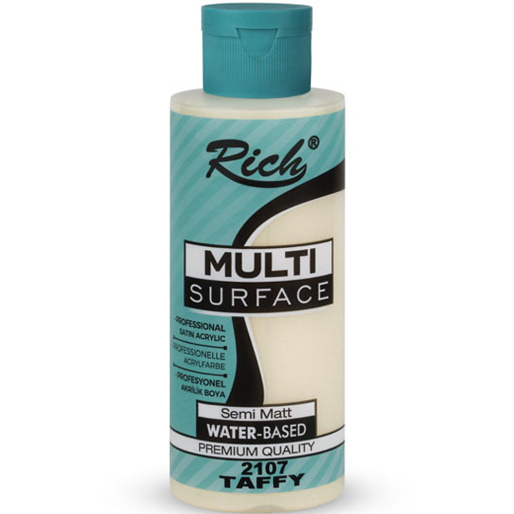 Rich Akrilik Boya Multi Surface 120 CC Taffy 120-2107 Rich Akrilik Boya Multi Surface 120 CC Taffy 120-2107
