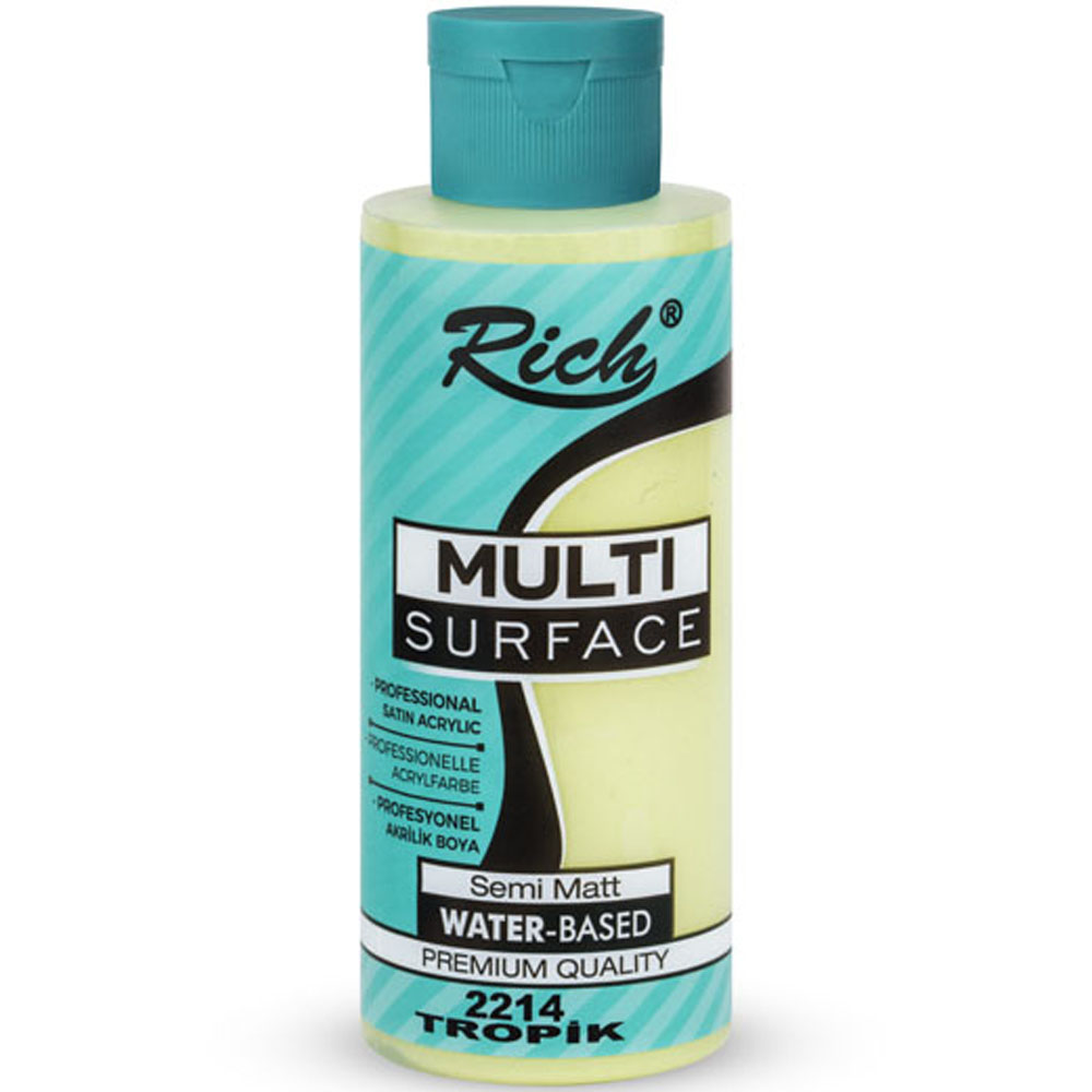 Rich Akrilik Boya Multi Surface 120 CC Tropik 2214 Rich Akrilik Boya Multi Surface 120 CC Tropik 2214