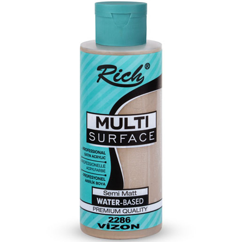 Rich Akrilik Boya Multi Surface 120 CC Vizon 2286 Rich Akrilik Boya Multi Surface 120 CC Vizon 2286