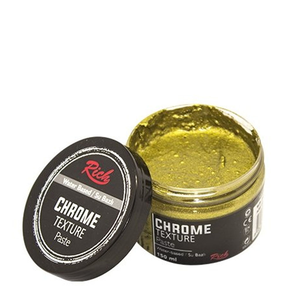 Rich Chrome Texture Paste 150 ML Püre Gold 9208 Rich Chrome Texture Paste 150 ML Püre Gold 9208