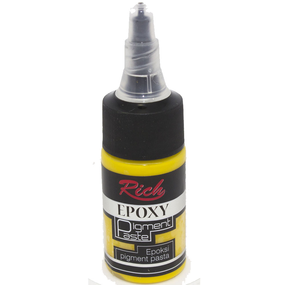 Rich Epoksi Pigment Pasta Opak 20 CC Sarı 11365 Rich Epoksi Pigment Pasta Opak 20 CC Sarı 11365