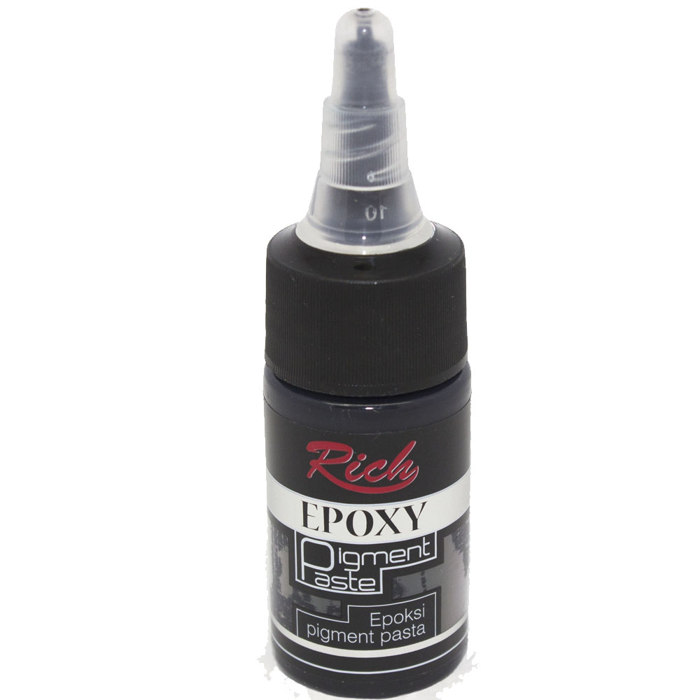 Rich Epoksi Pigment Pasta Opak 20 CC Siyah 11362 Rich Epoksi Pigment Pasta Opak 20 CC Siyah 11362