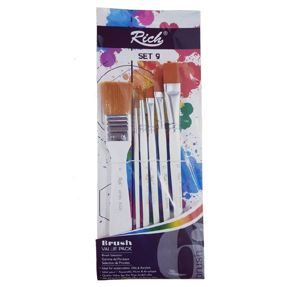 Rich Fırça Keep Smile Zemin 6 Lı Set 9 06693 Rich Fırça Keep Smile Zemin 6 Lı Set 9 06693