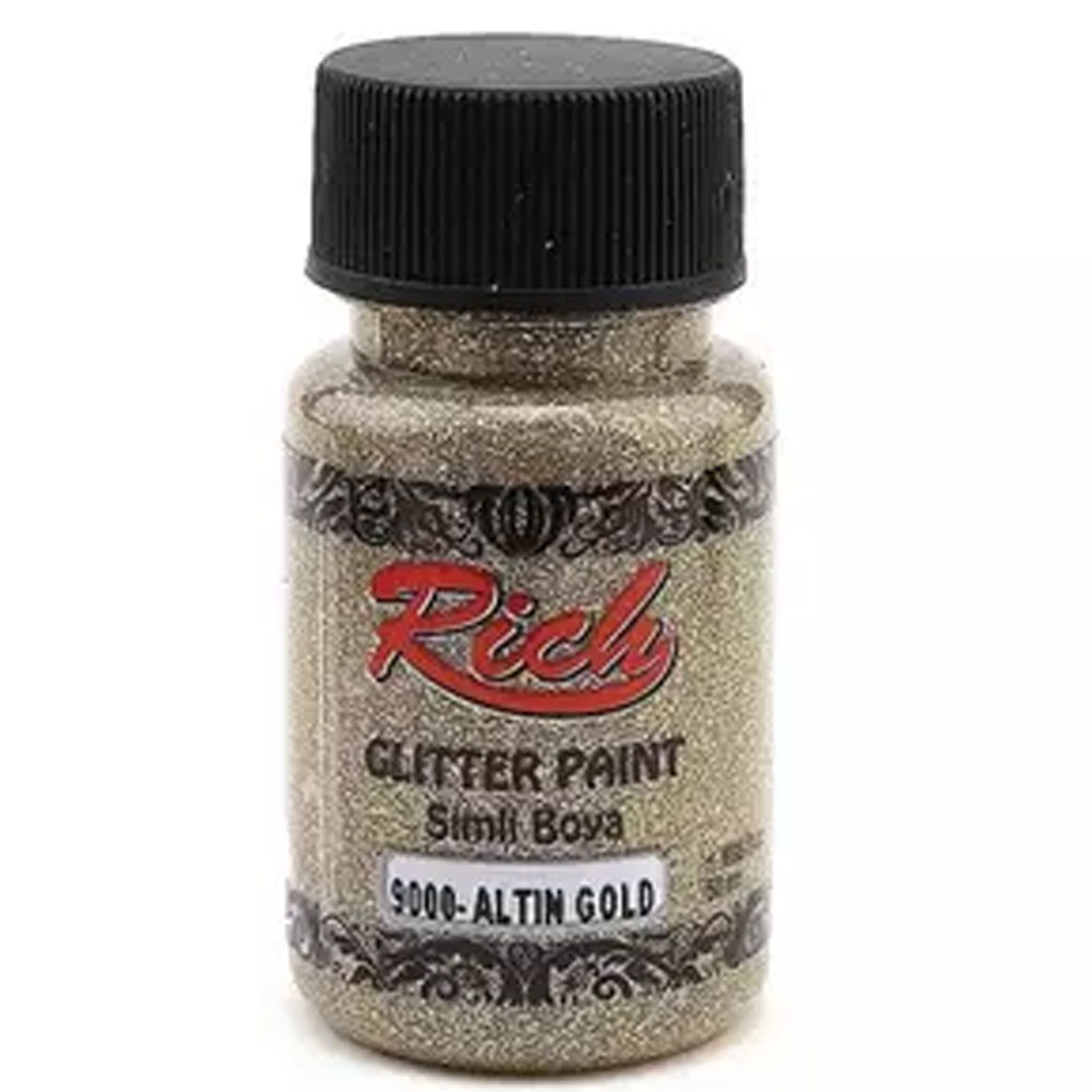 Rich Glitter Paint Sim Boya Altın 9000 Rich Glitter Paint Sim Boya Altın 9000