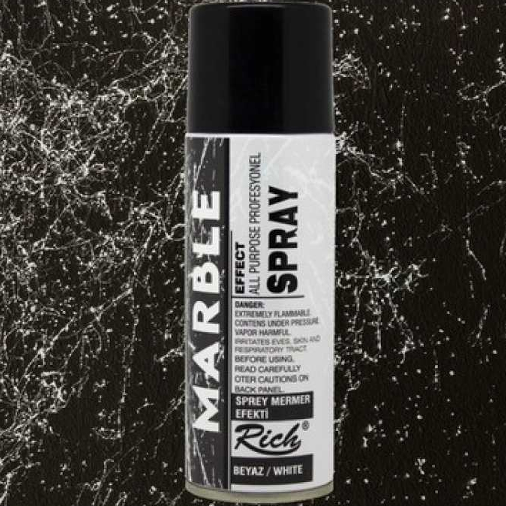 Rich Sprey Mermer Efekti 200 ML Beyaz 11370 Rich Sprey Mermer Efekti 200 ML Beyaz 11370