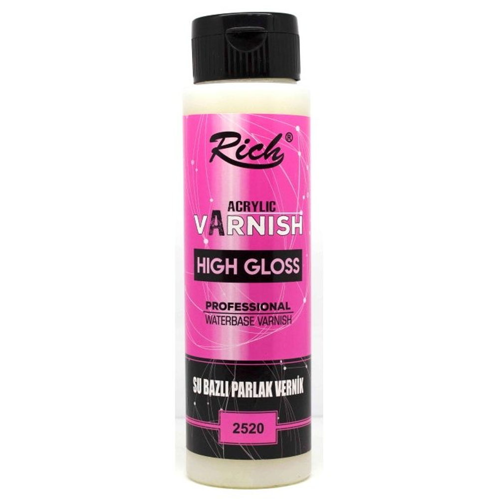 Rich Vernik Su Bazlı Parlak High Gloss 500 CC 500-2520 Rich Vernik Su Bazlı Parlak High Gloss 500 CC 500-2520