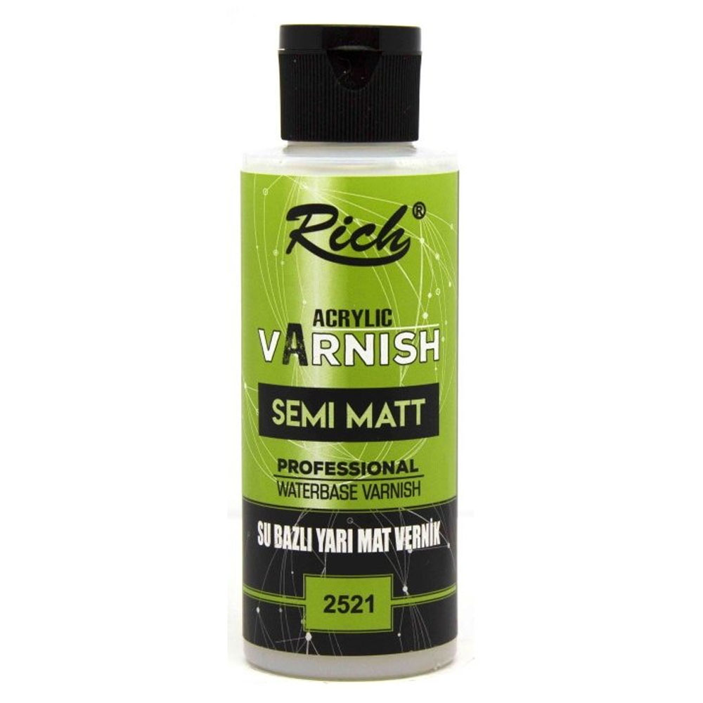 Rich Vernik Su Bazlı Yarı Mat High Gloss 120 CC 120-2521 Rich Vernik Su Bazlı Yarı Mat High Gloss 120 CC 120-2521