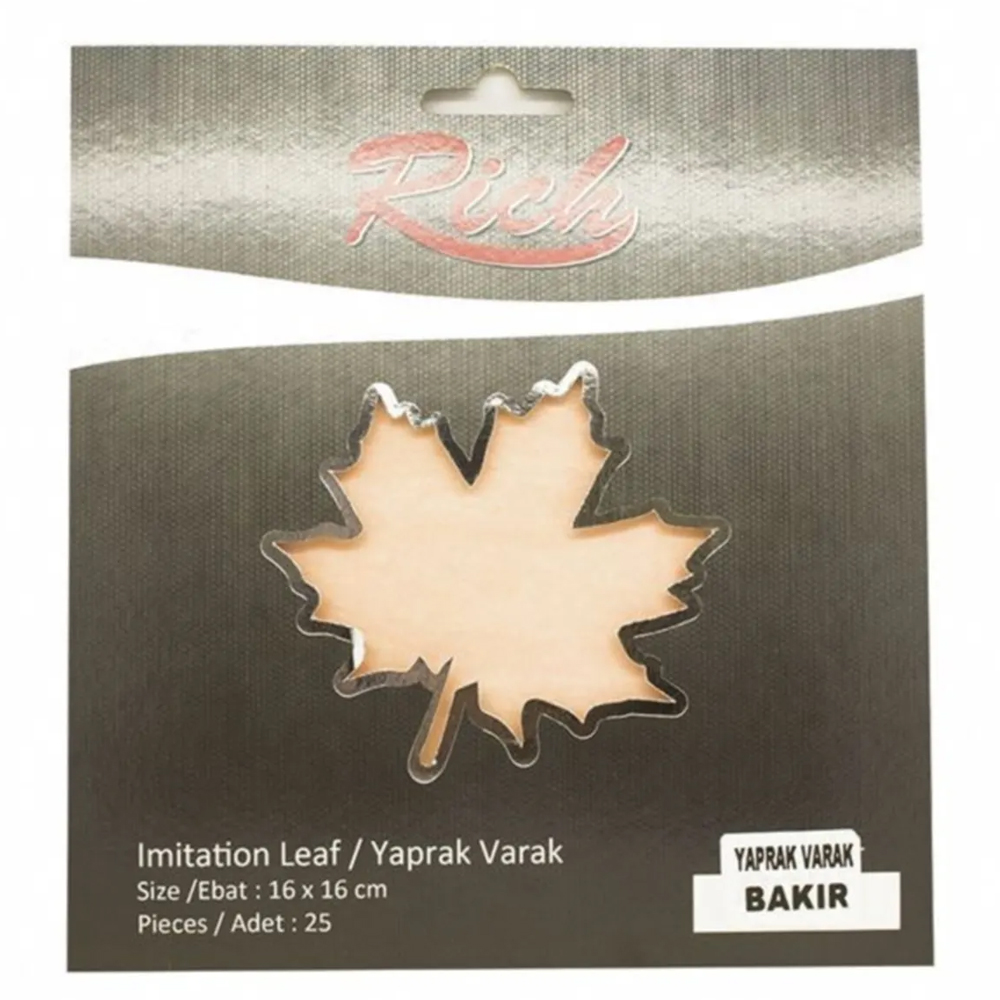 Rich Yaprak Varak Bakır 003 Rich Yaprak Varak Bakır 003