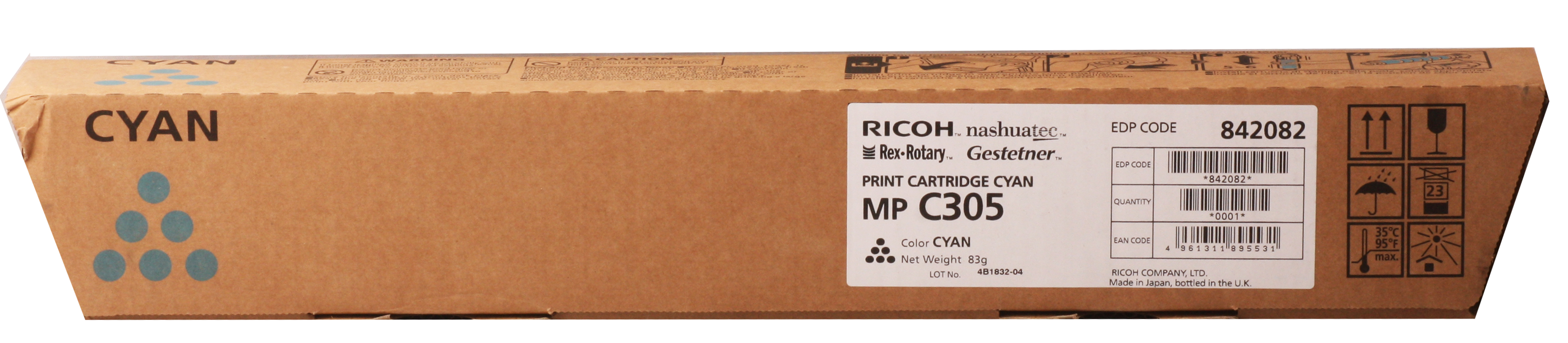 Ricoh MP C305 Cyan Mavi Orjinal Fotokopi Toneri MP C305SP-305SPF 4.000 Sayfa Ricoh MP C305 Cyan Mavi Orjinal Fotokopi Toneri MP C305SP-305SPF 4.000 Sayfa