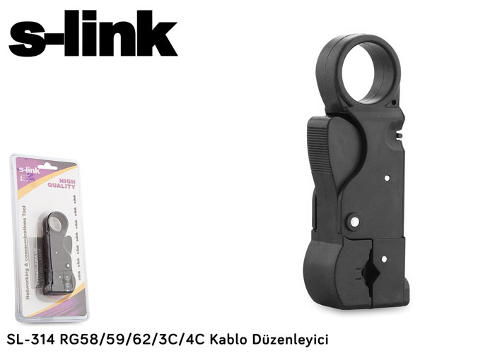 S-link SL-314 RG58-59-62-3C-4C Kablo Ucu Soyucu S-link SL-314 RG58-59-62-3C-4C Kablo Ucu Soyucu