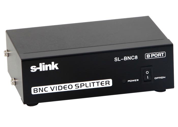 S-link SL-BNC8 8 ports BNC Splitter S-link SL-BNC8 8 ports BNC Splitter