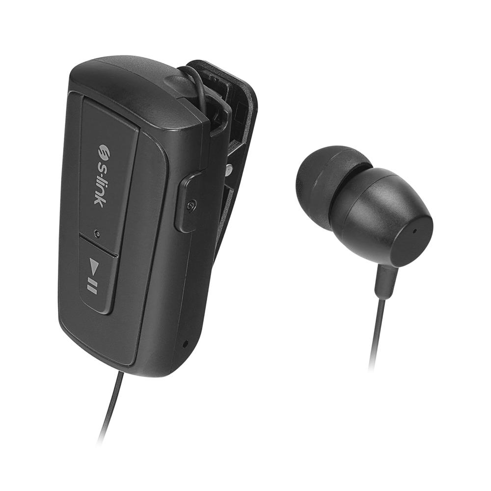 S-link SL-BT105 Siyah Mobil Telefon Uyumlu Makaralı Titreşimli Bluetooth Kulaklık S-link SL-BT105 Siyah Mobil Telefon Uyumlu Makaralı Titreşimli Bluetooth Kulaklık