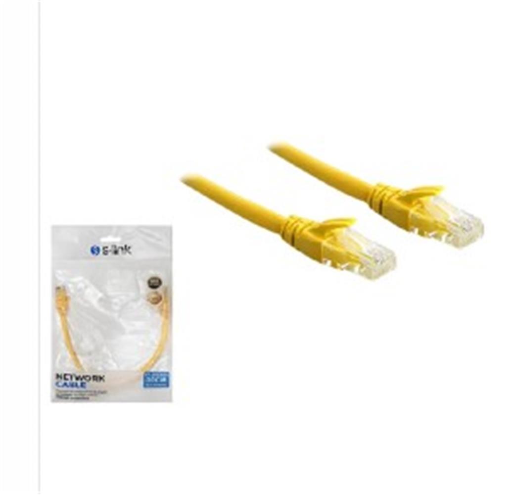 S-link SL-CAT6030YE 30cm Sarı Utp CAT6 Kablo S-link SL-CAT6030YE 30cm Sarı Utp CAT6 Kablo