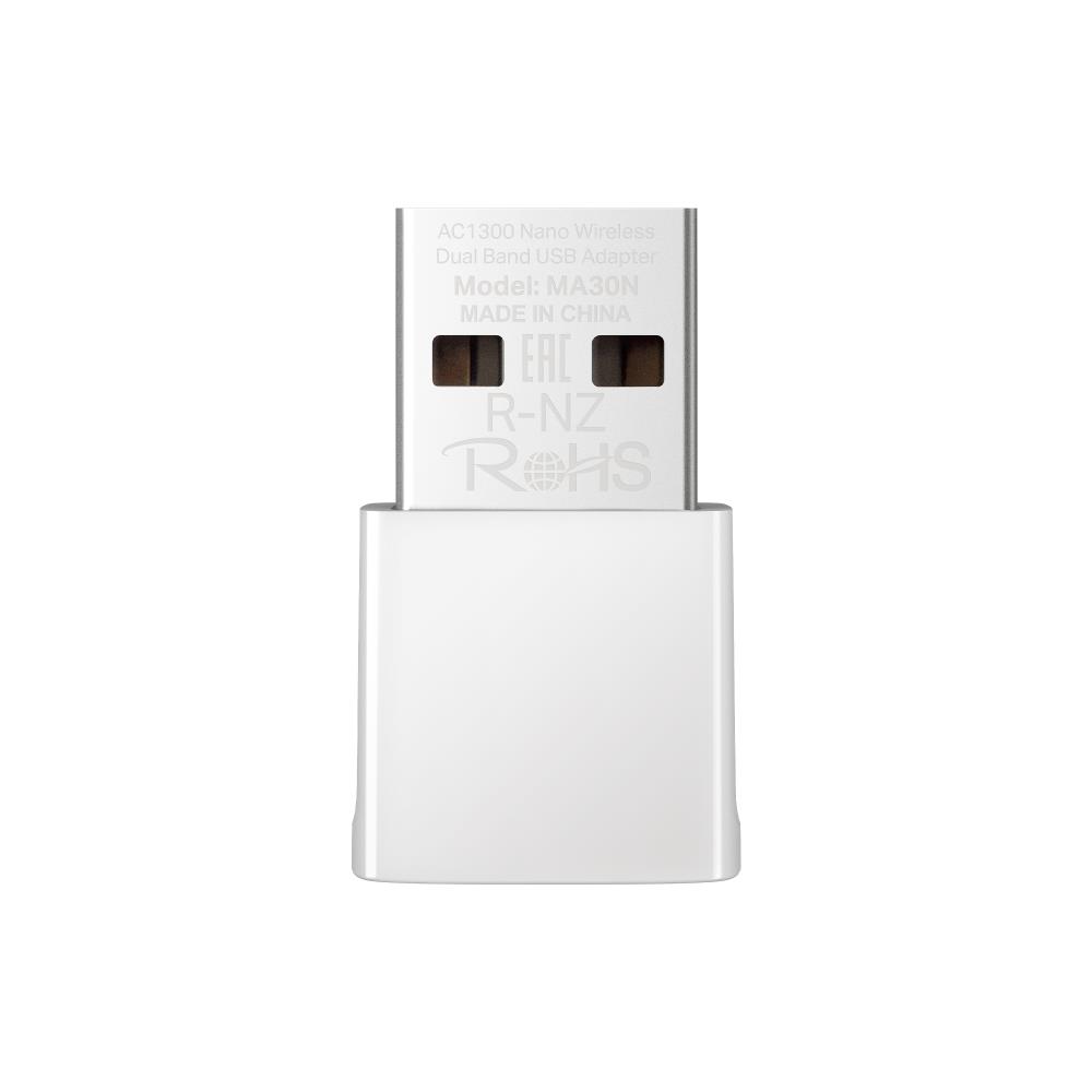 Tp-Link Mercusys MA30N AC1300 Nano Kablosuz USB Adaptör Tp-Link Mercusys MA30N AC1300 Nano Kablosuz USB Adaptör