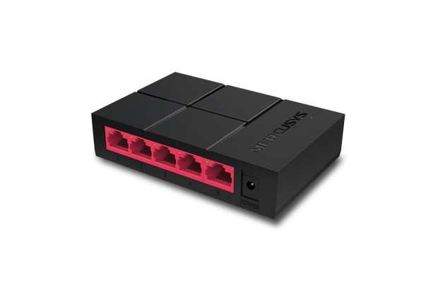 Tp-Link Mercusys MS105G 5 Port 10-100-1000 Mbps Switch Plastik Kasa Tp-Link Mercusys MS105G 5 Port 10-100-1000 Mbps Switch Plastik Kasa