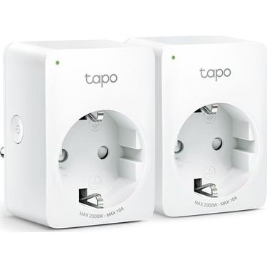 Tp-Link Tapo P100 Mini Wi-Fi Akıllı Priz 2Li Paket Tp-Link Tapo P100 Mini Wi-Fi Akıllı Priz 2Li Paket