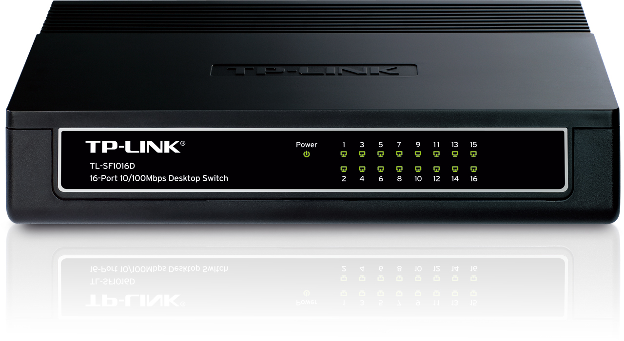 Tp-Link TL-SF1016D 16 Port 10-100 Mbps Switch Plastik Kasa Tp-Link TL-SF1016D 16 Port 10-100 Mbps Switch Plastik Kasa