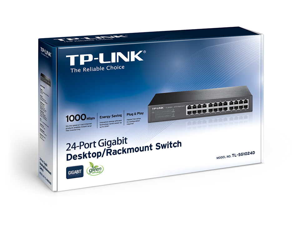 Tp-Link TL-SG1024D 24 Port 10-100-1000 Mbps Switch Çelik Kasa Rack Mount Tp-Link TL-SG1024D 24 Port 10-100-1000 Mbps Switch Çelik Kasa Rack Mount