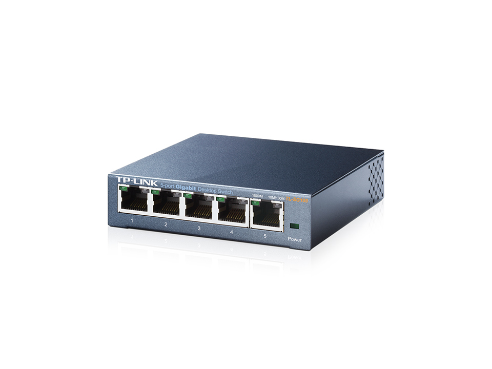 Tp-Link TL-SG105 5 Port 10-100-1000 Mbps Switch Çelik Kasa Tp-Link TL-SG105 5 Port 10-100-1000 Mbps Switch Çelik Kasa