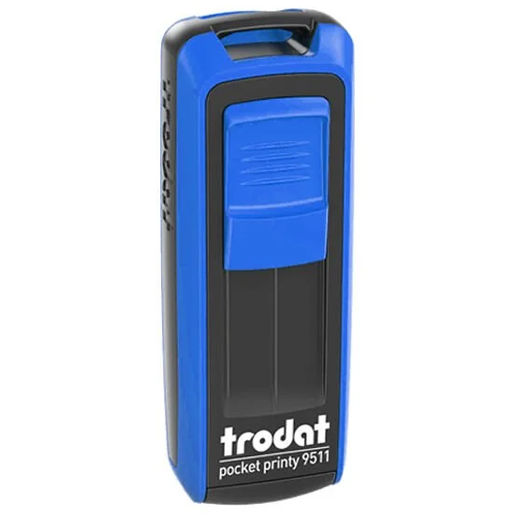 Trodat Cep Kaşe P4 38x14 MM Mavi,Mavi Keçe 9511 Trodat Cep Kaşe P4 38x14 MM Mavi,Mavi Keçe 9511
