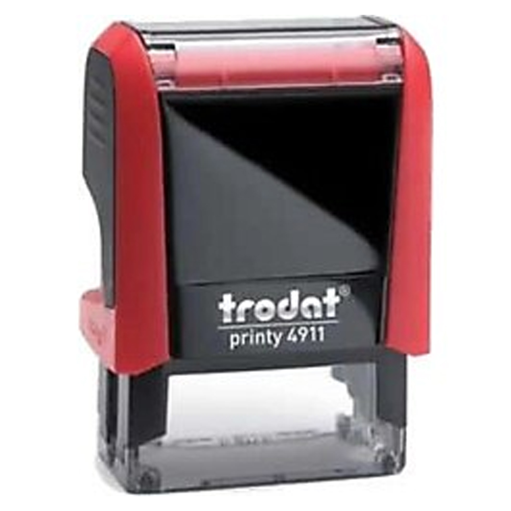 Trodat Standart Kaşe Otomatik 38x14 Kırmızı Kasa Kırmızı Keçe 4911 Trodat Standart Kaşe Otomatik 38x14 Kırmızı Kasa Kırmızı Keçe 4911